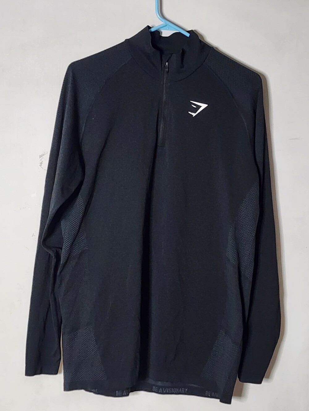 Gymshark Black Men’s Half-Zip Training Jacket